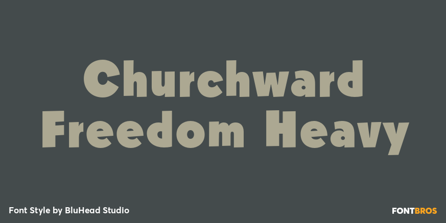 Churchward Freedom Heavy Poster