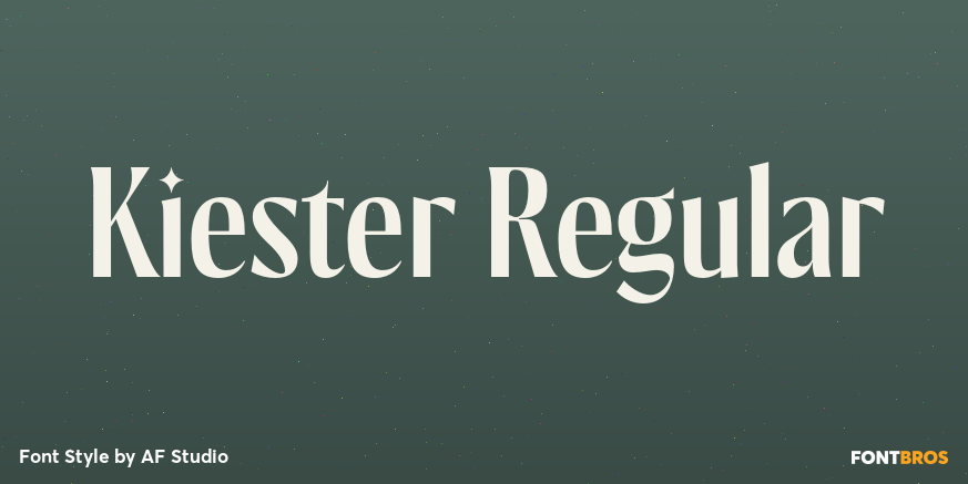 Kiester Regular Poster