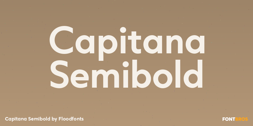 Capitana Semibold Poster