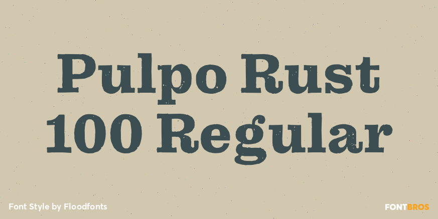 Pulpo Rust 100 Regular Poster
