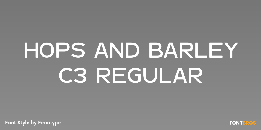 Hops And Barley C3 Regular Poster