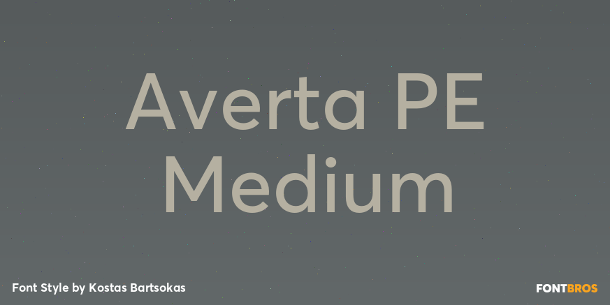 Averta PE Medium Poster