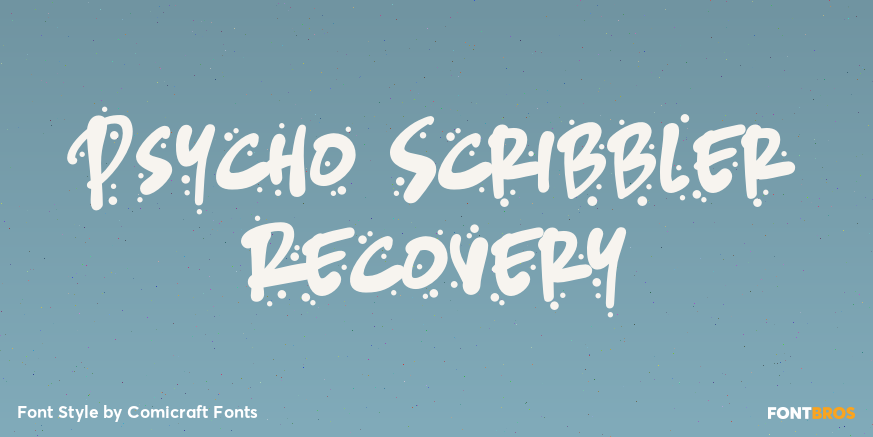 Psycho Scribbler Recovery Poster