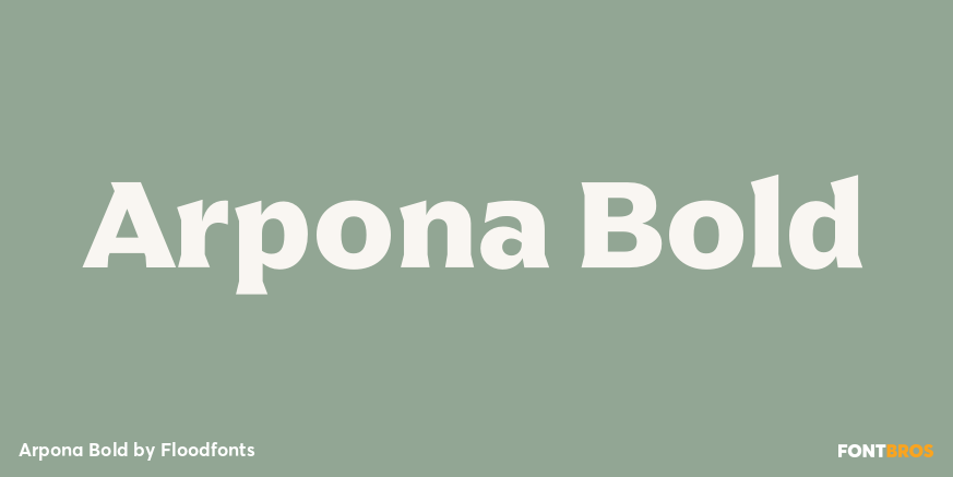 Arpona Bold Poster