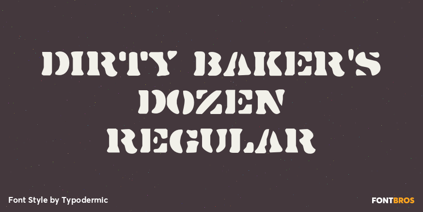 Dirty Baker's Dozen Regular Poster
