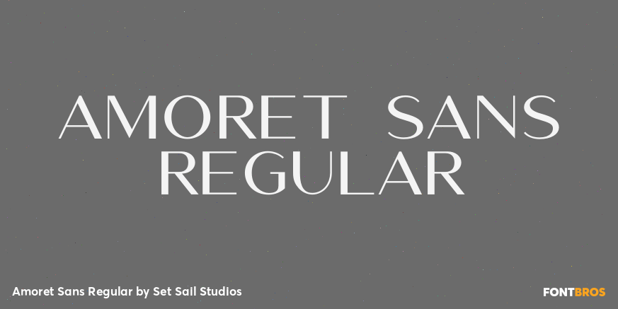 Amoret Sans Regular Poster