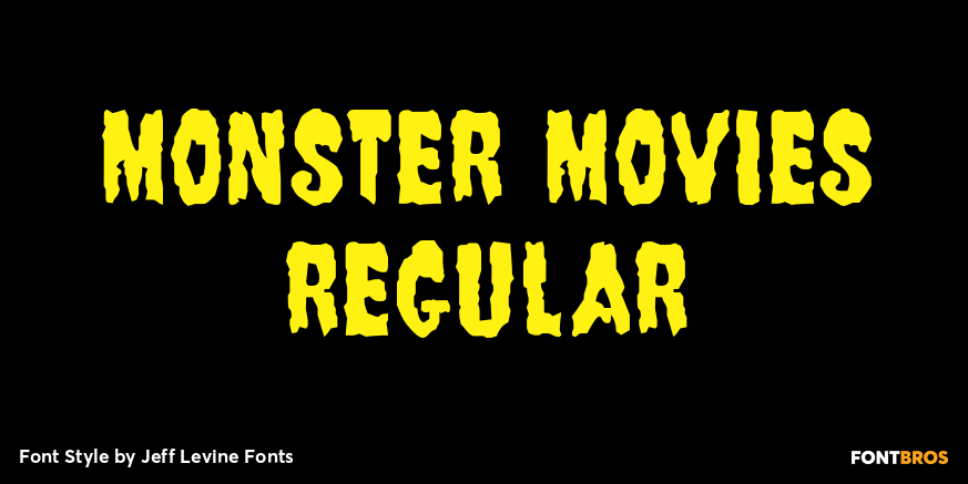 Monster Movies Regular Poster