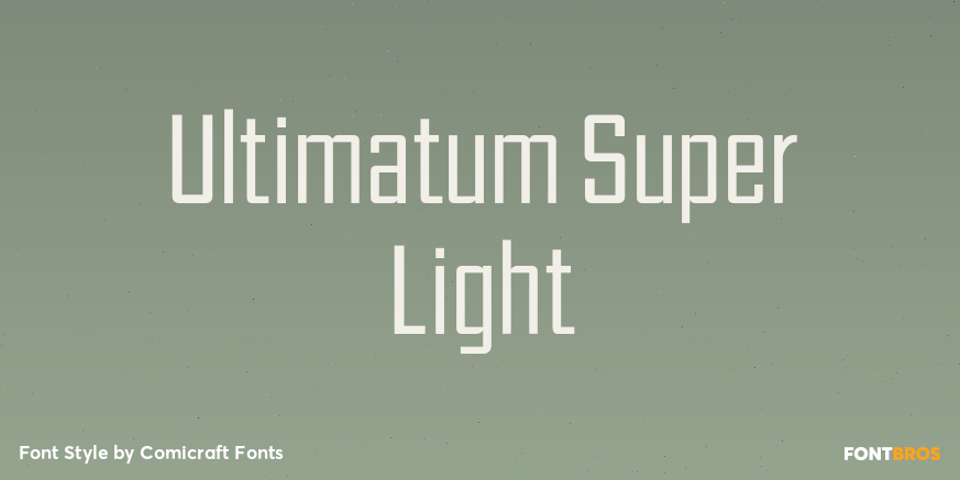 Ultimatum Super Light Poster