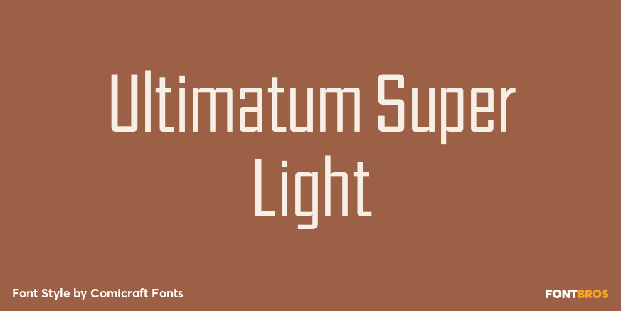 Ultimatum Super Light Poster