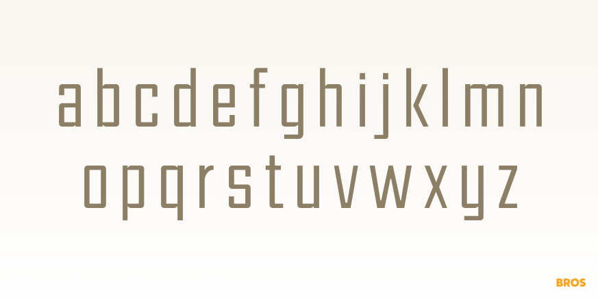 Ultimatum Super Light Font Poster #3