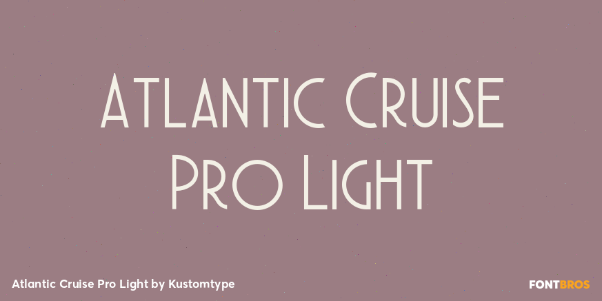 Atlantic Cruise Pro Light Poster