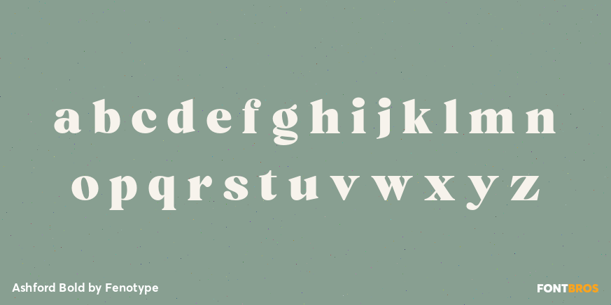 Ashford Bold Font Poster #3