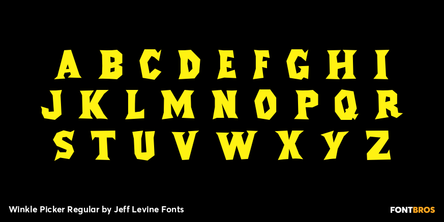 Winkle Picker Regular Font Poster #3