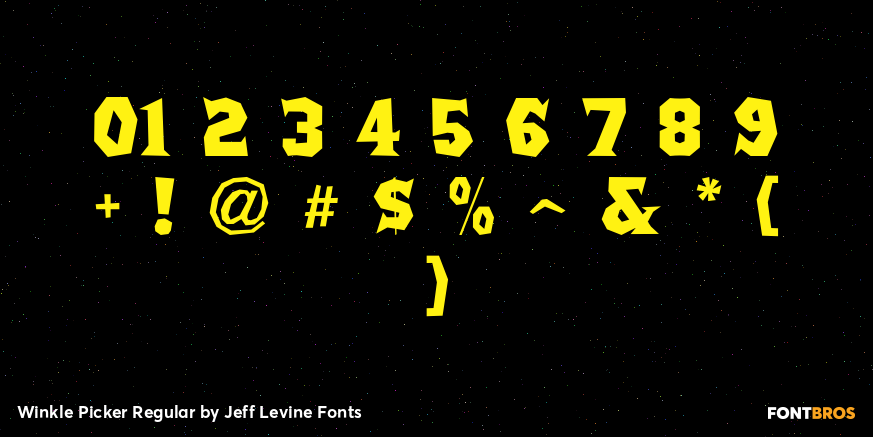 Winkle Picker Regular Font Poster #4