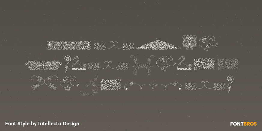 Naive Ornaments Regular Poster