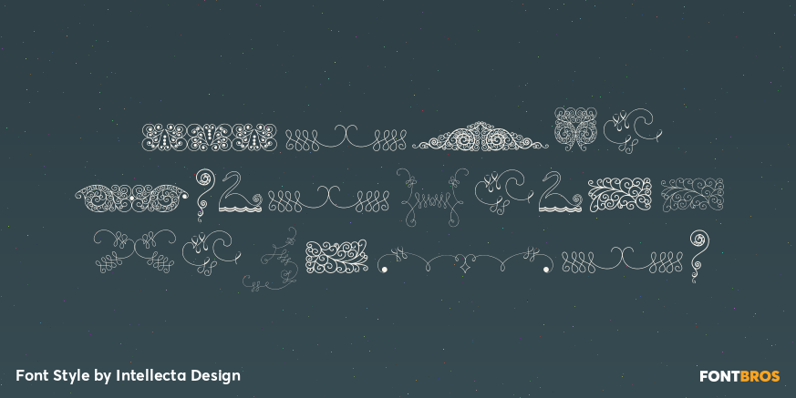 Naive Ornaments Regular Poster