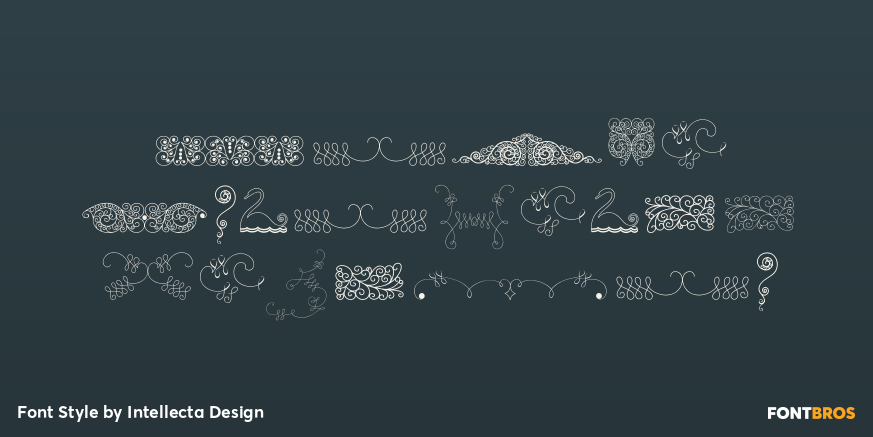 Naive Ornaments Regular Poster