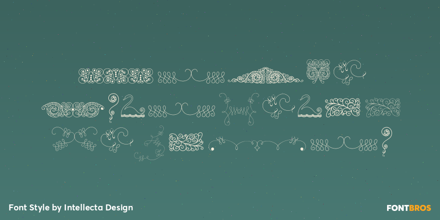 Naive Ornaments Regular Poster