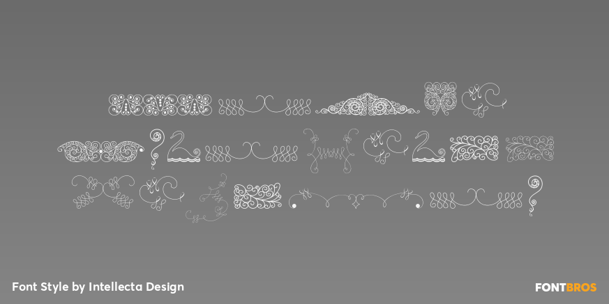 Naive Ornaments Regular Poster