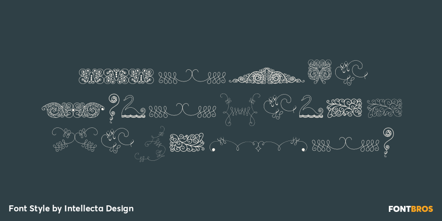 Naive Ornaments Regular Poster