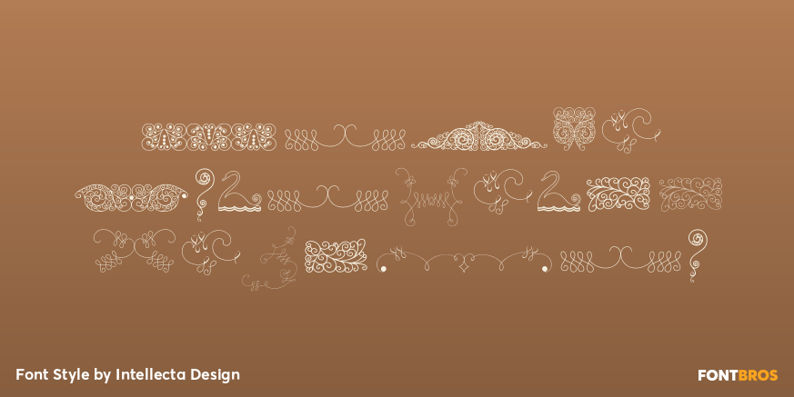 Naive Ornaments Regular Poster