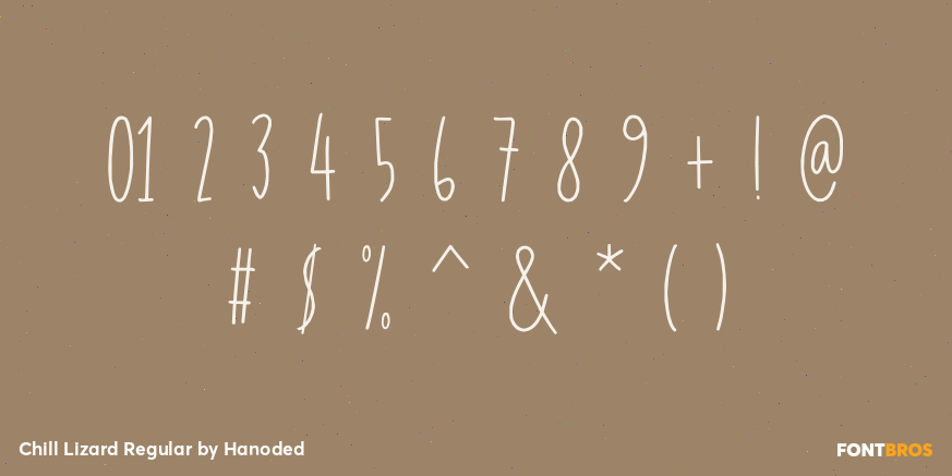 Chill Lizard Regular Font Poster #4