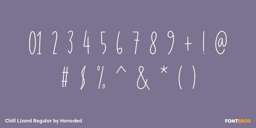 Chill Lizard Regular Font Poster #4