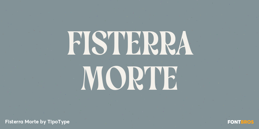 Fisterra Morte Font Poster #1