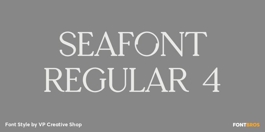 Seafont Regular 4 Font Poster #1