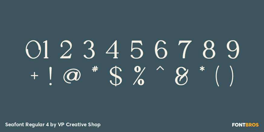 Seafont Regular 4 Font Poster #4
