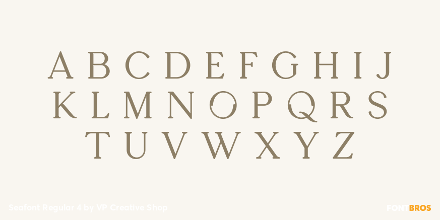 Seafont Regular 4 Font Poster #2