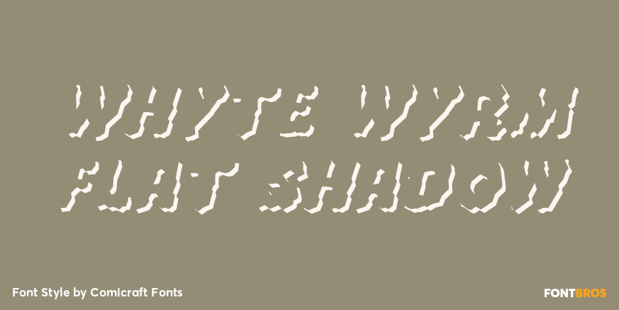 Whyte Wyrm Flat Shadow Poster