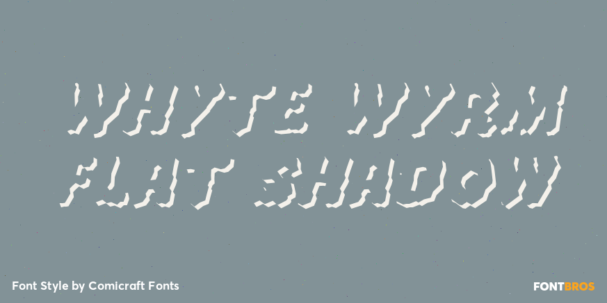 Whyte Wyrm Flat Shadow Poster