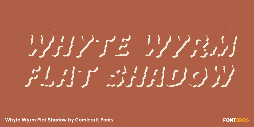 Whyte Wyrm Flat Shadow Poster