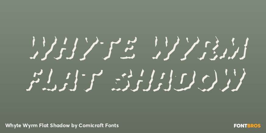 Whyte Wyrm Flat Shadow Poster