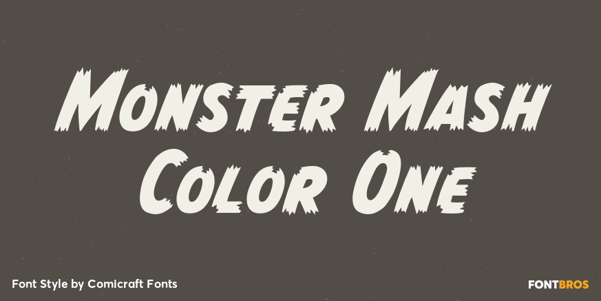 Monster Mash Color One Poster