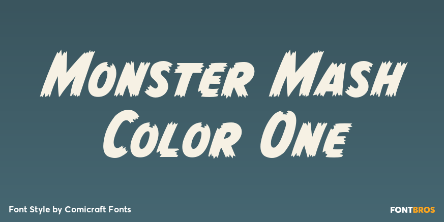 Monster Mash Color One Poster