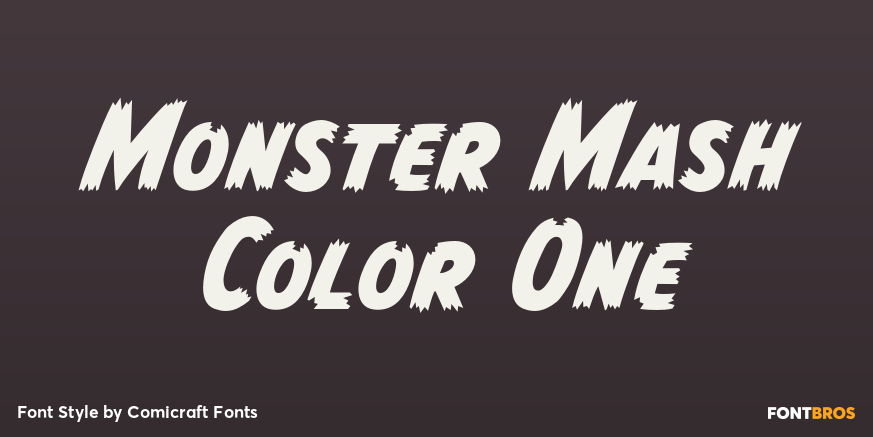 Monster Mash Color One Poster