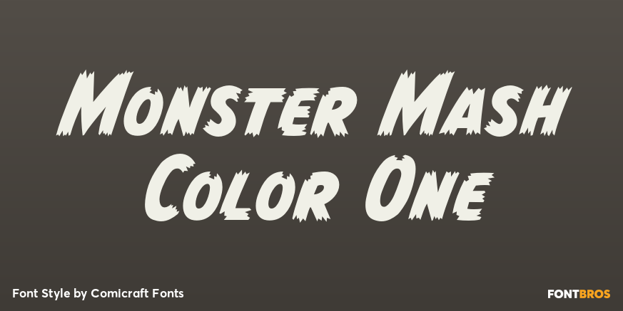 Monster Mash Color One Poster
