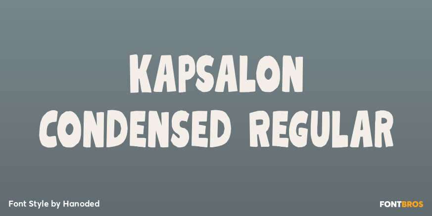 Kapsalon Condensed Regular Poster
