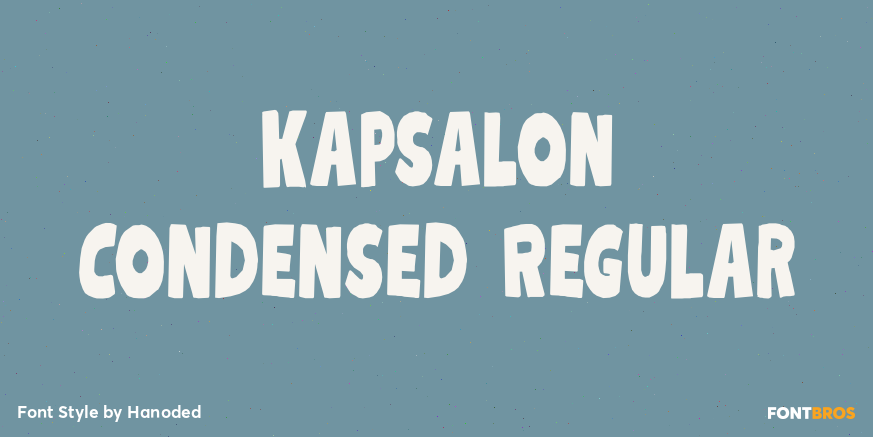 Kapsalon Condensed Regular Poster