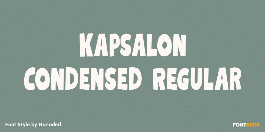 Kapsalon Condensed Regular Poster