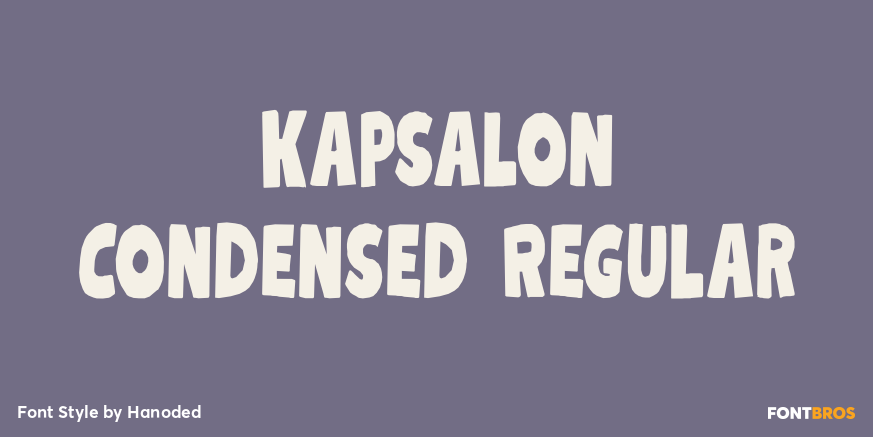 Kapsalon Condensed Regular Poster