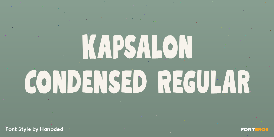 Kapsalon Condensed Regular Poster