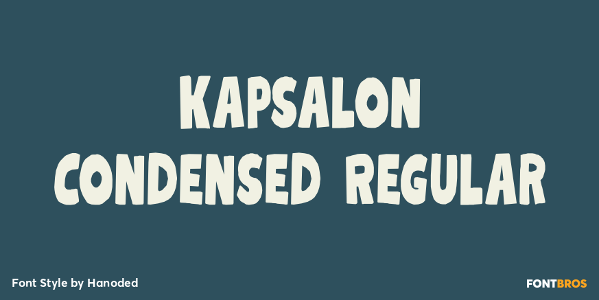 Kapsalon Condensed Regular Poster