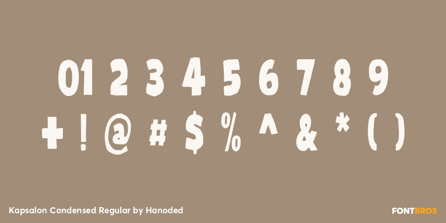 Kapsalon Condensed Regular Font Poster #4