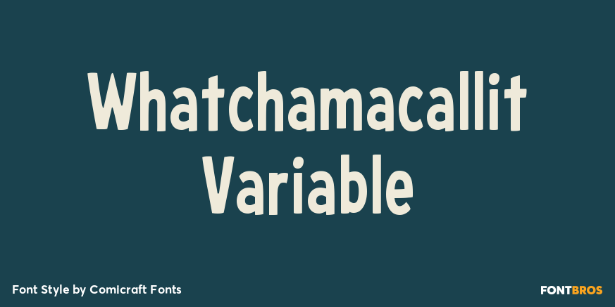 Whatchamacallit Variable Poster