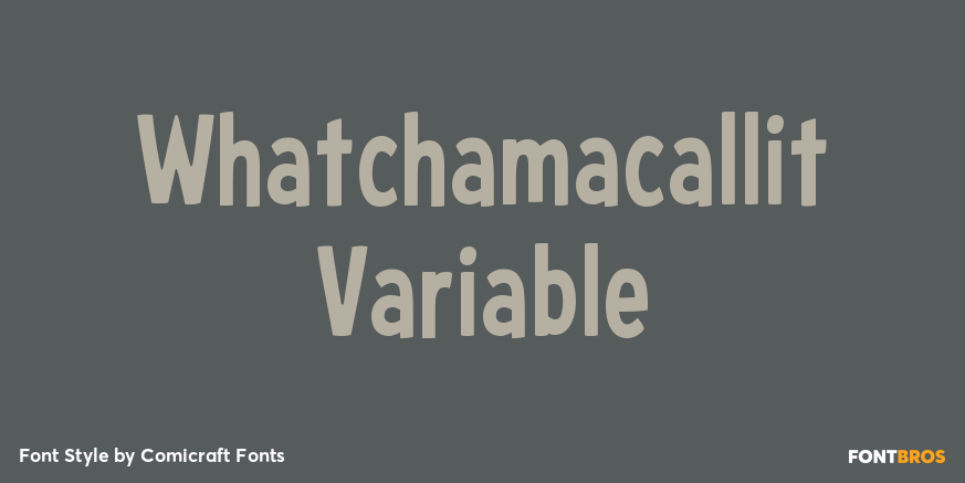 Whatchamacallit Variable Poster
