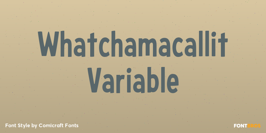 Whatchamacallit Variable Poster