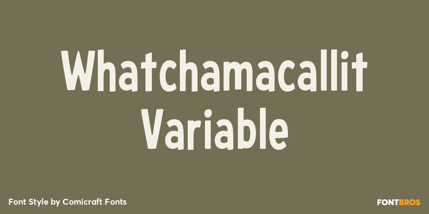 Whatchamacallit Variable Poster